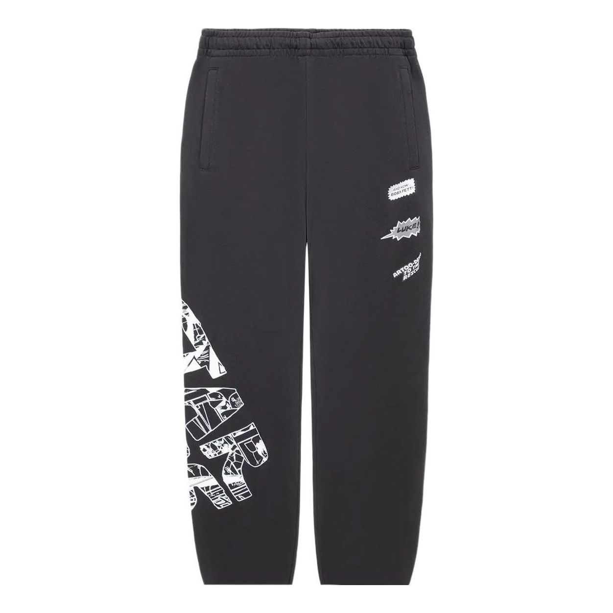 Li-Ning x Star Wars Graphic Sweatpants 'Black' AKLS477-1