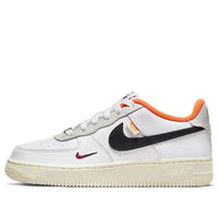 (GS) Nike Air Force 1 Low LV8 'Hoops Pack - White Total Orange' DX3361-100