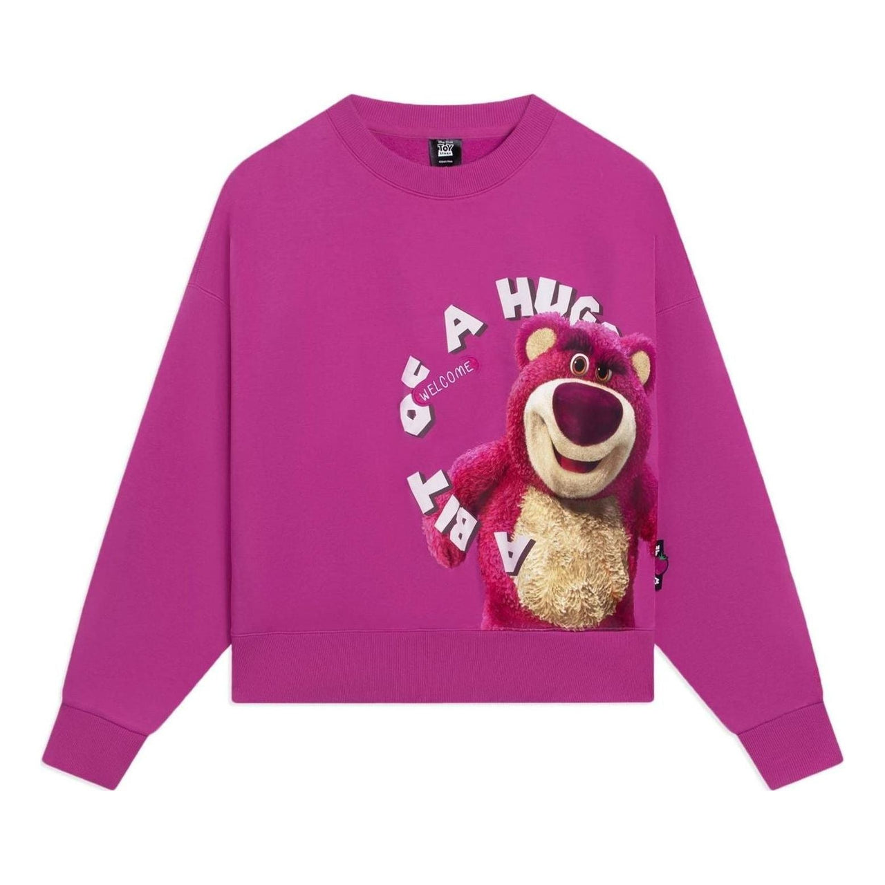(WMNS) Li-Ning x Disney Toy Story Lotso Graphic Sweatshirt 'Pink' AWDSF34-1