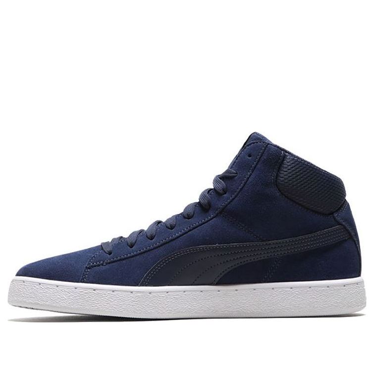 PUMA 1948 Mid Blue/White/Gold Mid Casual Board Shoes 359138-15