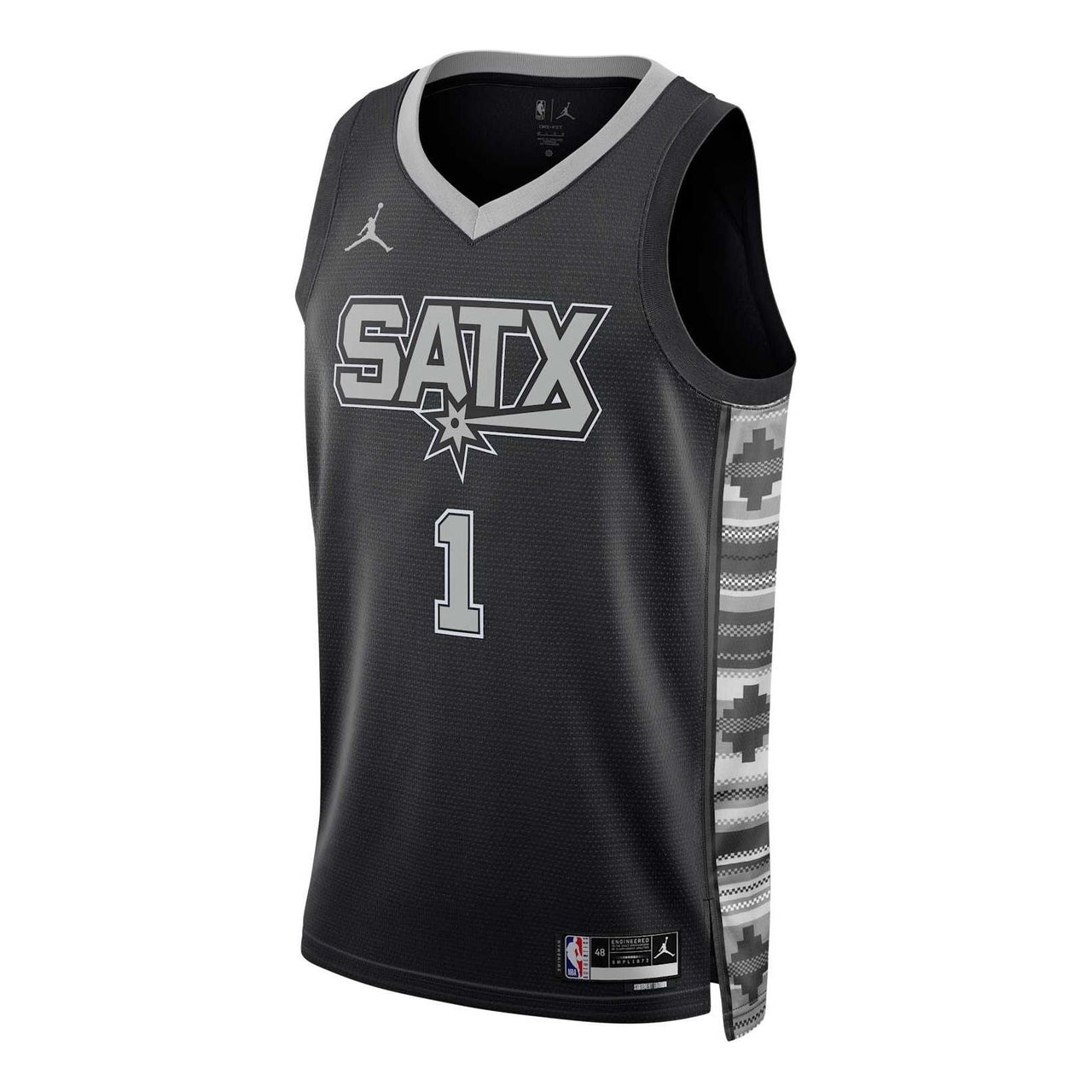 Air Jordan NBA Victor Wembanyama San Antonio Spurs 24/25 Statement Edition Swingman Jersey #1 DO9543-014