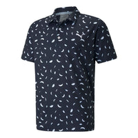 PUMA Cloudspun Feather Polo Shirts 'Navy White' 531092-01