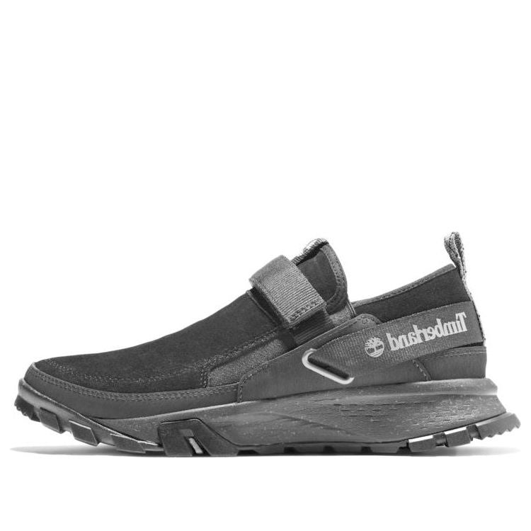 Timberland Mills Falls Slip-On Leather Shoes 'Black Suede' A25NE015