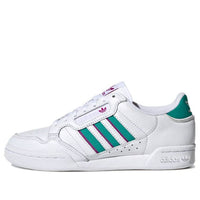 (WMNS) adidas Continental 80 Stripes 'White Glory Green Fuchsia' H04020