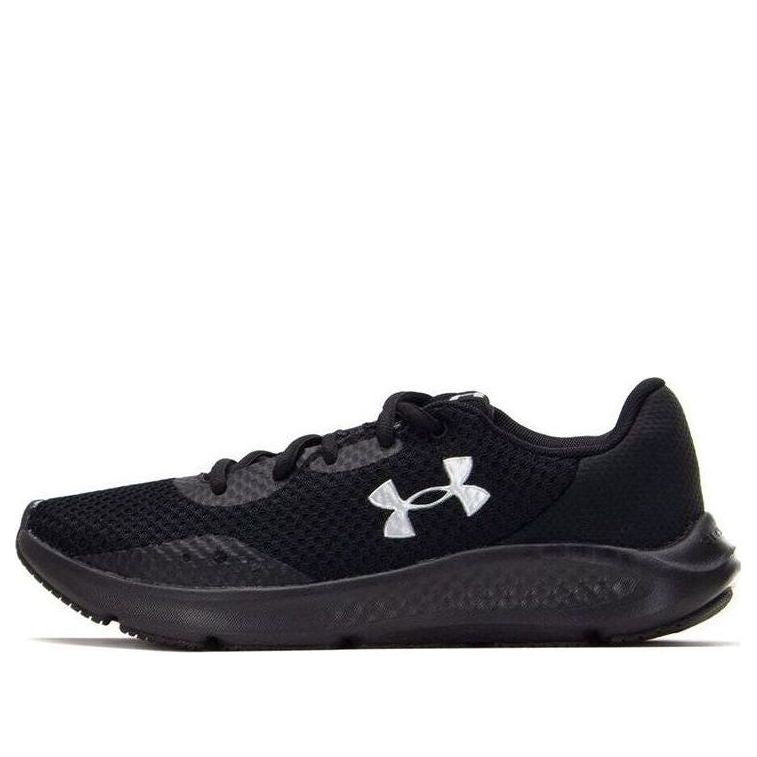 (WMNS) Under Armour Charged Pursuit 3 Running Shoes 'Black' 3024889-003