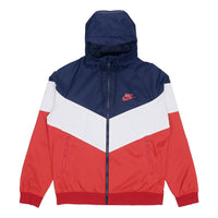 Nike Sportswear Windrunner Casual hooded track Jacket Navy Blue Dark  DC4113-441