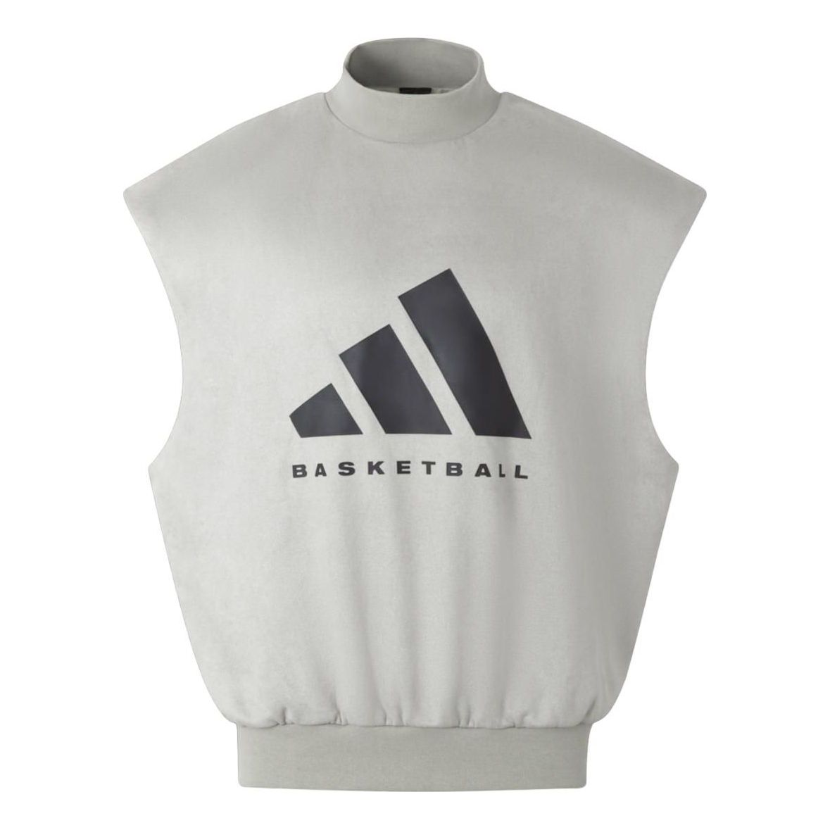 adidas Basketball Sueded Sleeveless Sweatshirt 'Sesame' IN7704