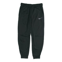 Nike logo Printed Fleece Casual Cuffed Sweatpants Men Black CV7740-010