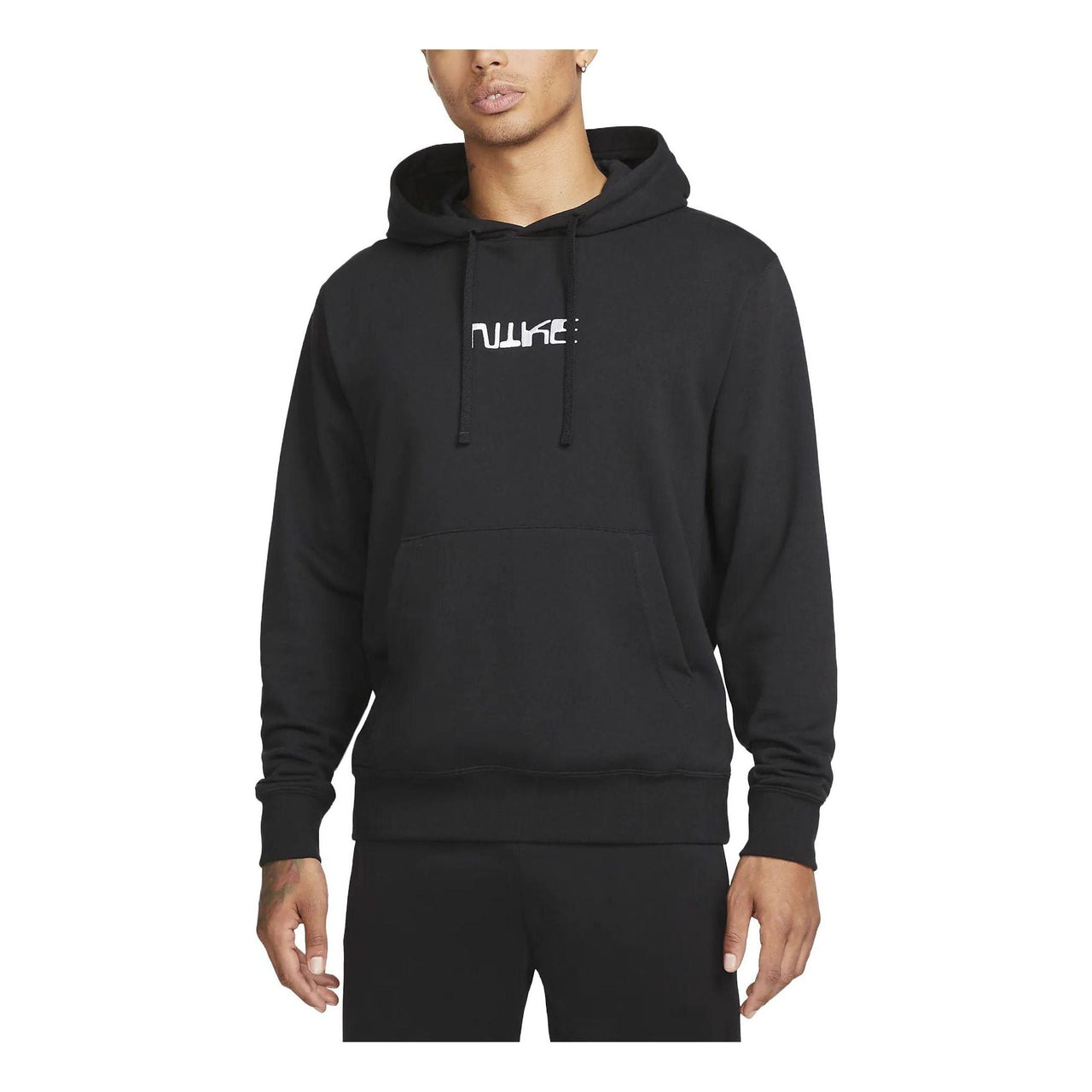 Nike Club Fleece Pullover Soccer Hoodie 'Black' FB6575-010
