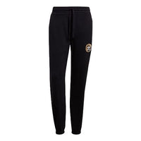 adidas originals Artist Pants Logo Printing Sports Ankle Banded Long Pant Male Black HA4696