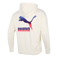 PUMA Logo Hoodie 'Cream' 534443-73
