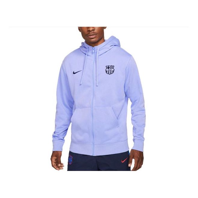 Nike French Terry FC Barcelona Jacket 'Light Purple' CZ7510-580