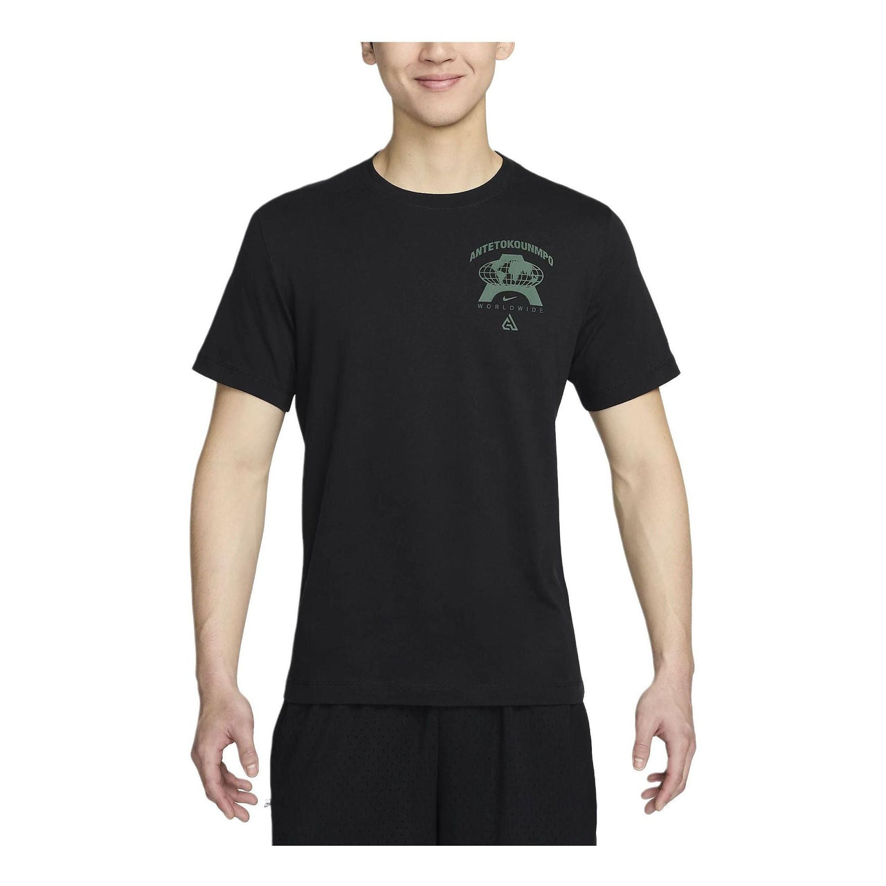 Nike Giannis M90 Basketball T-Shirt Asia Sizing 'Black' FV8409-010