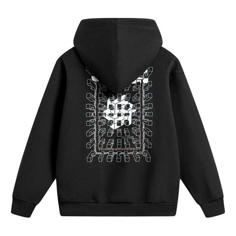 Li-Ning Chinese Culture Graphic Hoodie 'Black' AWDT899-3