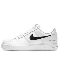 Nike Air Force 1 '07 LV8 'Cut Out Swoosh - White Black' CZ7377-100