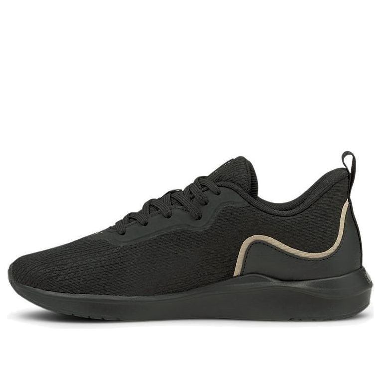 (WMNS) PUMA Softride Finesse 'Black Team Gold' 195086-02