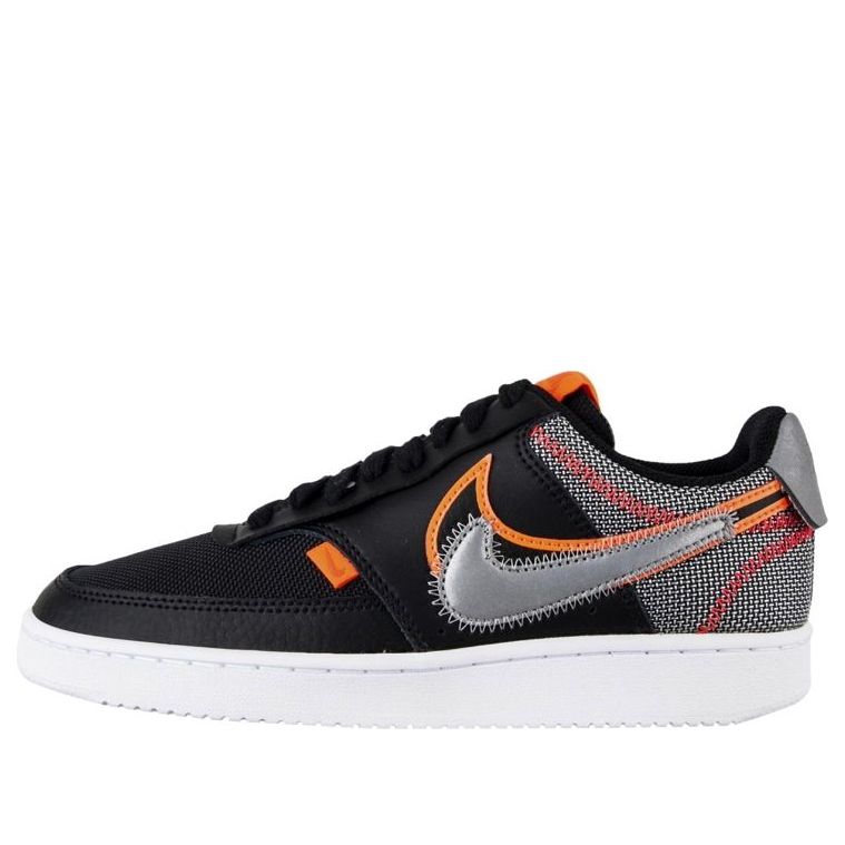 (WMNS) Nike Court Vision Low Premium 'Black Silver' CI7599-002