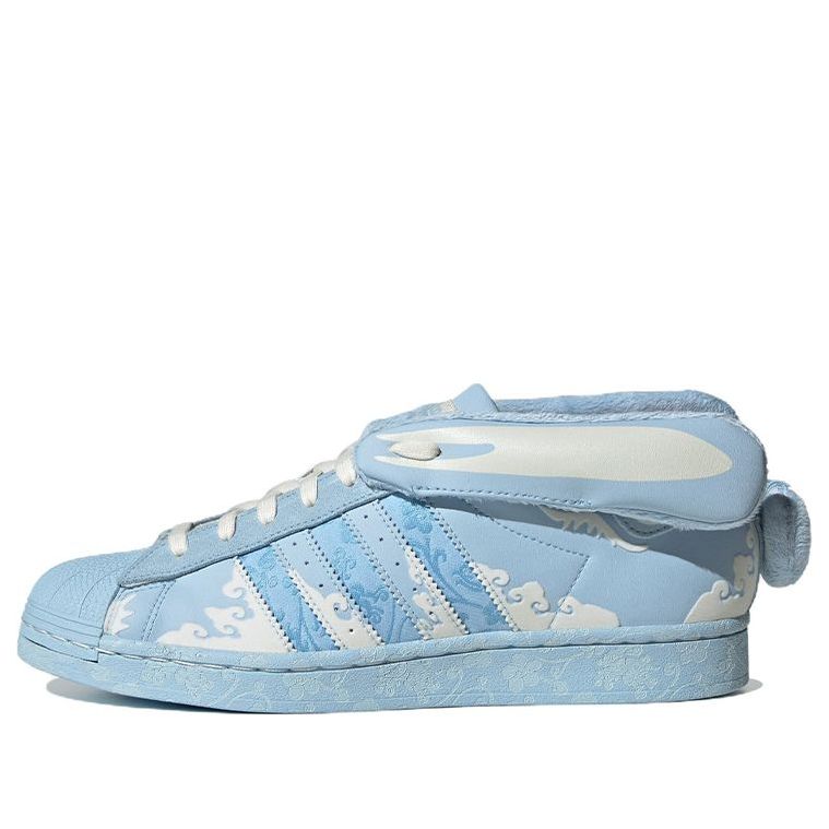 adidas originals Superstar Papercut x Melting Sadness 'Blue White' ID9472