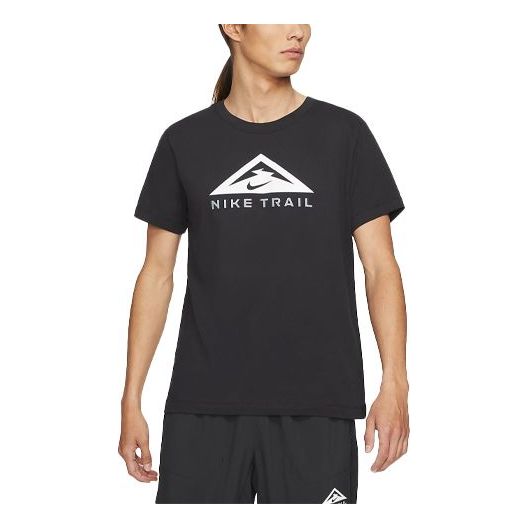 Nike Dri-fit Pattern Printing Loose Round Neck Short Sleeve Black CZ9804-010