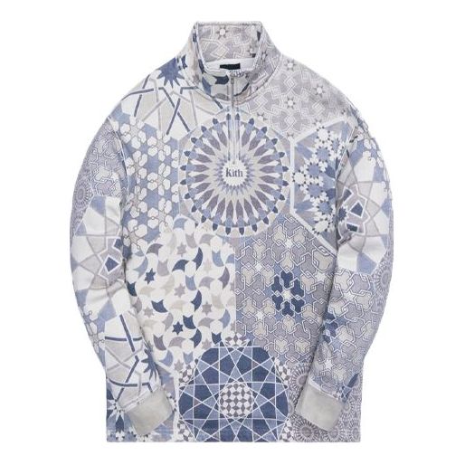 KITH Moroccan Tile Quarter Zip 'Canvas' KH2662-210