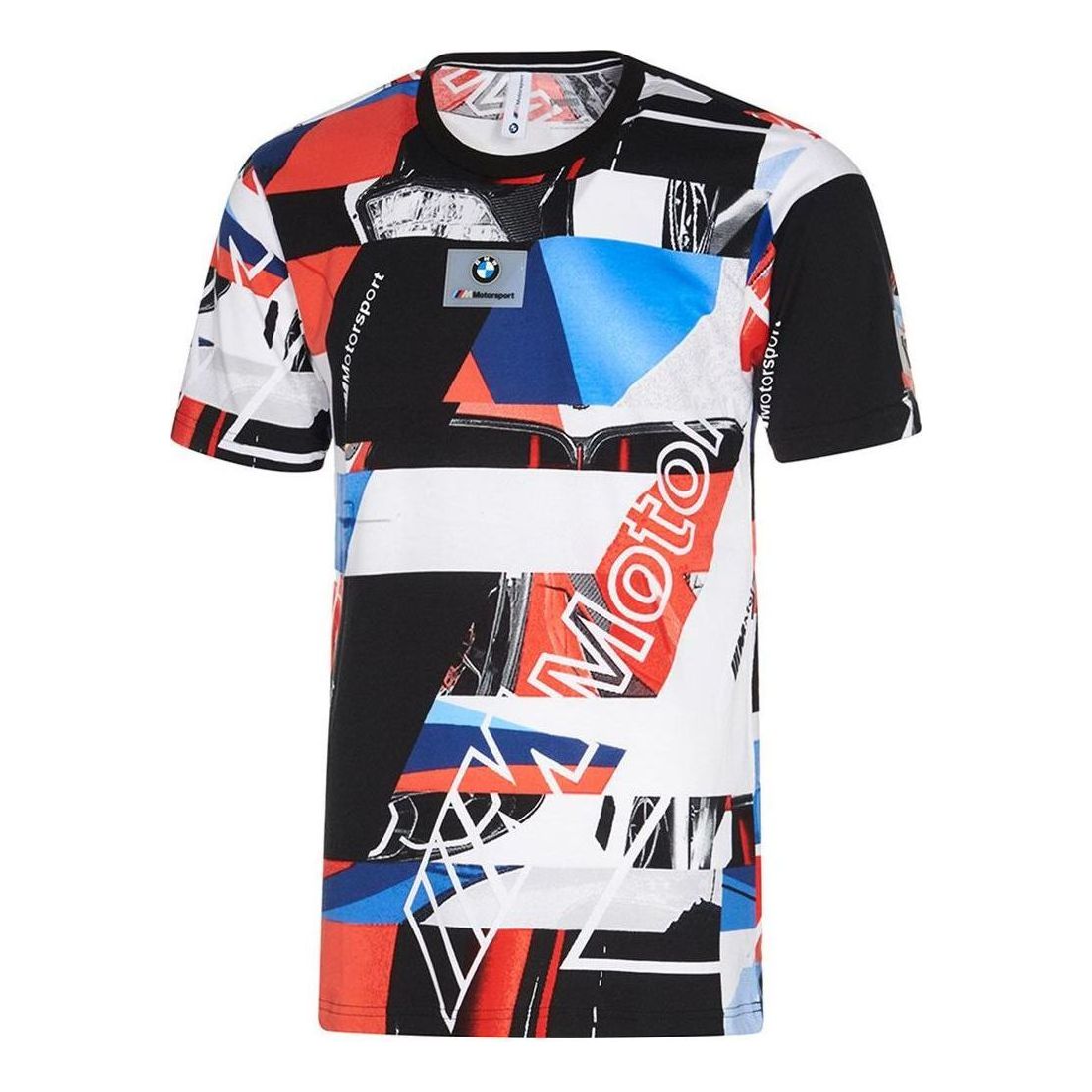 PUMA BMW Motorsport Street T-Shirt 'Black Red Blue' 599489-04