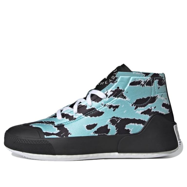 (WMNS) adidas Stella McCartney x adidas Treino Mid Graphic 'Black Blue' GZ4382