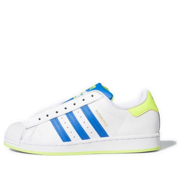 adidas Superstar Laceless 'White Blue Yellow' FV3020