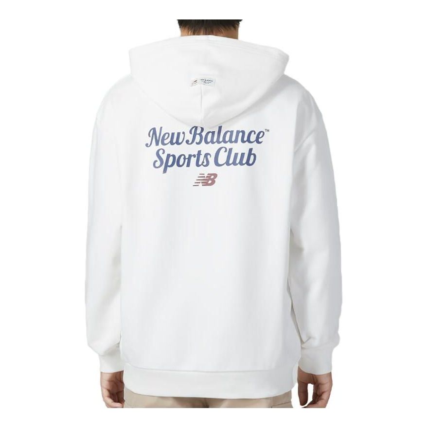 New Balance Sportswear Hoodie 'White Blue' 5CD38131-IV