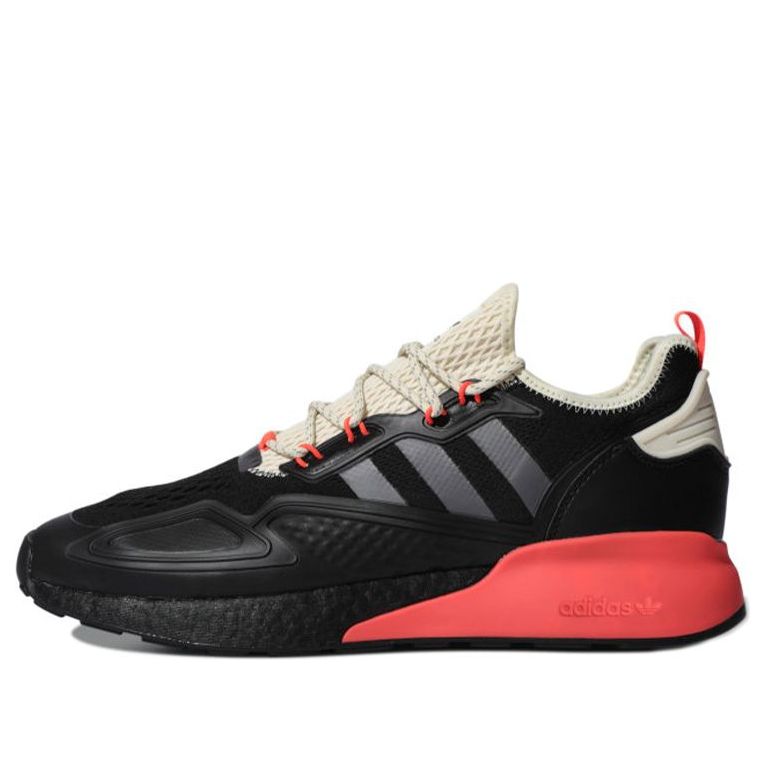 adidas ZX 2K Boost 'Core Black Grey Five Solar Red'  FV9999