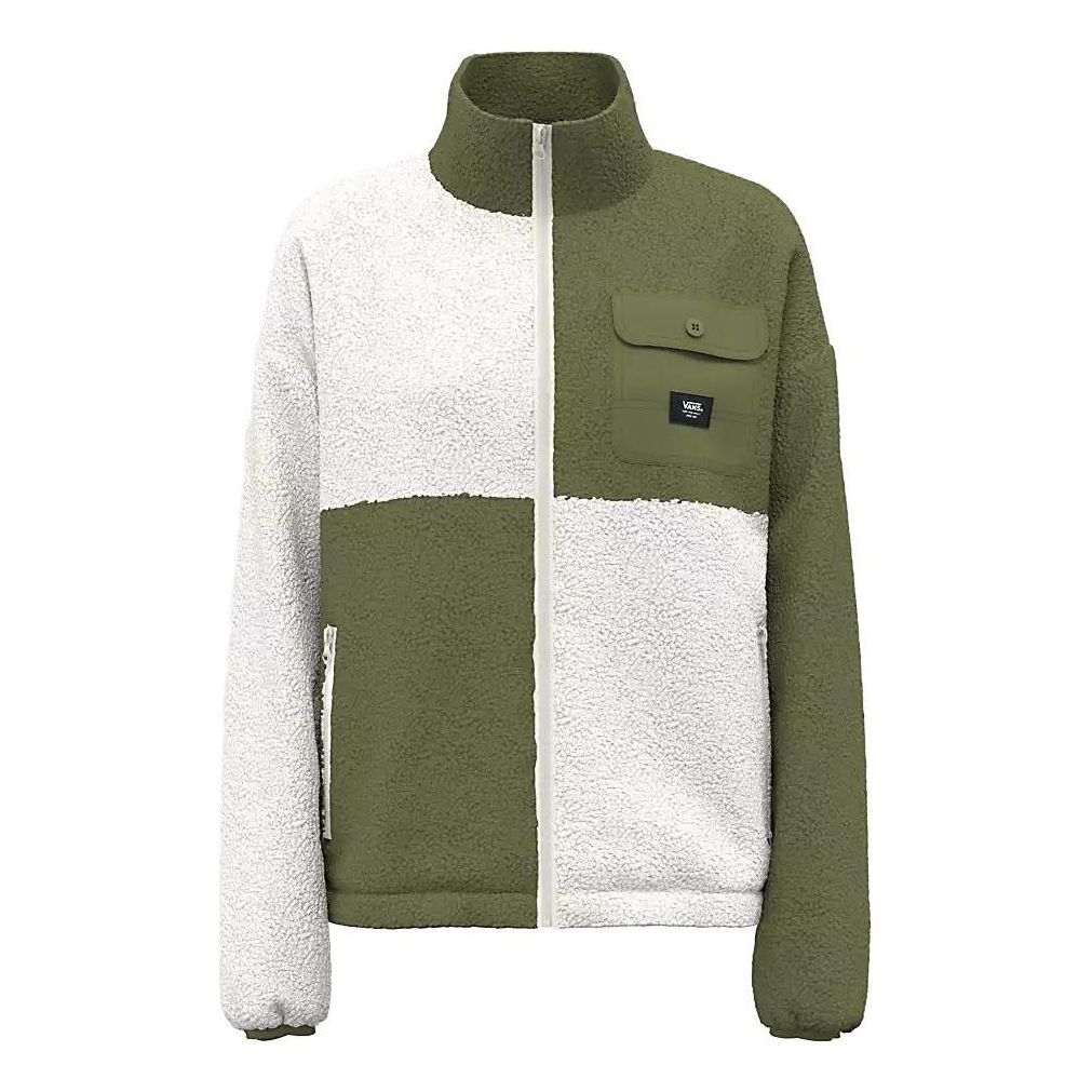 (WMNS) Vans Avondale Jacket 'Green White' VN00043FC89
