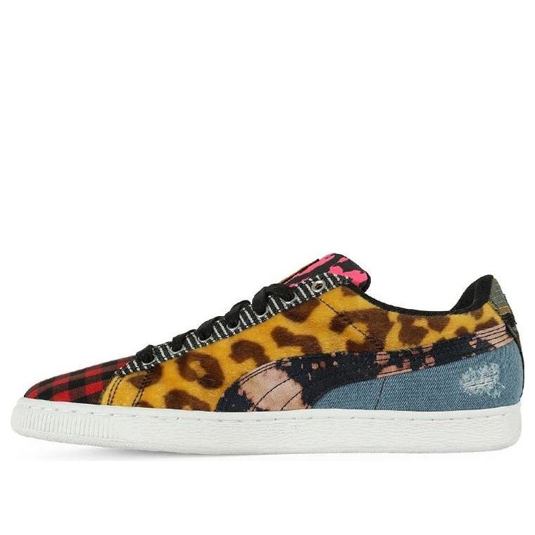 PUMA Court Culture Sneakers Black/White/Yellow/Red/Blue 367984-01