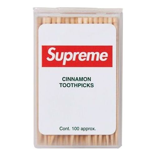 Supreme Cinnamon Toothpick (Box Of 100) 'White Red' SUP-FW23-123