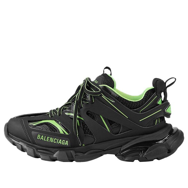 (WMNS) Balenciaga Track Sneakers 'Black Green' 542436W3AC21035