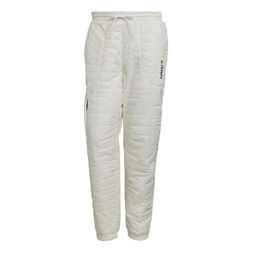 adidas Terrex Outdoor Stay Warm Bundle Feet Sports Pants/Trousers/Joggers White GQ3681