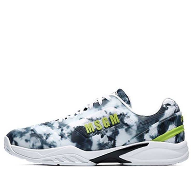 MSGM x FILA Heritage-FHT Low-Top White/Black/Bandhnu A12M122302FWB