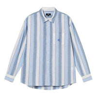 Stussy Wide Striped Shirt 'Blue' 1110239