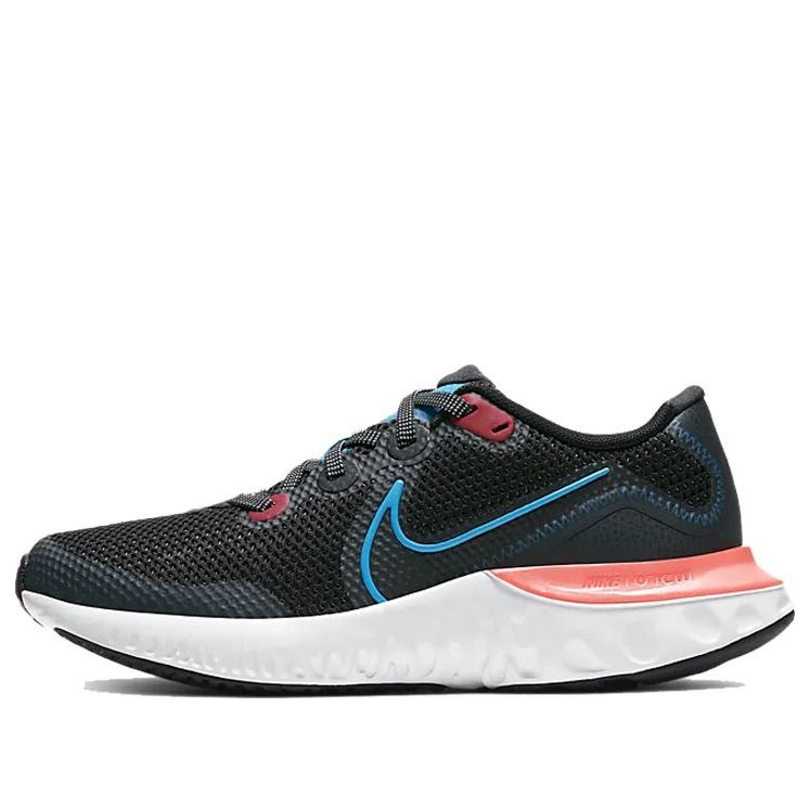 (GS) Nike Renew Run 'Black Crimson Laser Blue' CT1430-090