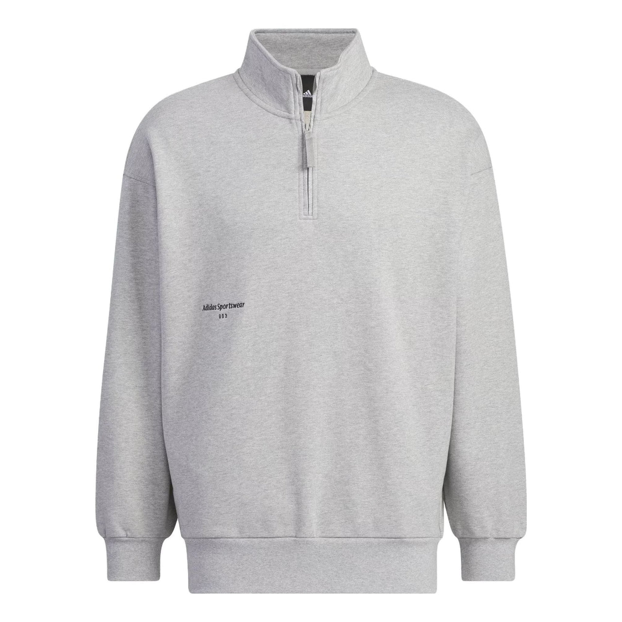 adidas Sportswear Half-Zip Crew Sweatshirt 'Grey' IZ1597
