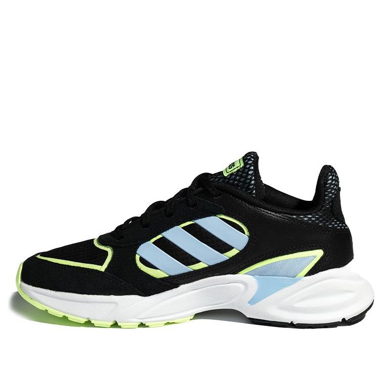 (WMNS) adidas neo 90s Valasion Black/Blue/Green FU9403