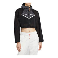 (WMNS) Nike Sportswear Woven Jacket Black CT0765-010