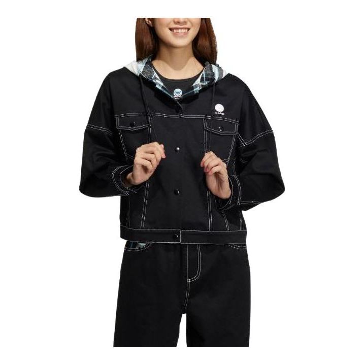 (WMNS) adidas Neo CESP Jackets 'Black' IA6898