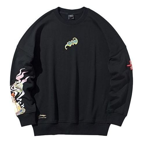 Li-Ning x Disney Crossover Casual Loose Pullover 'Black' AWDQ147-3
