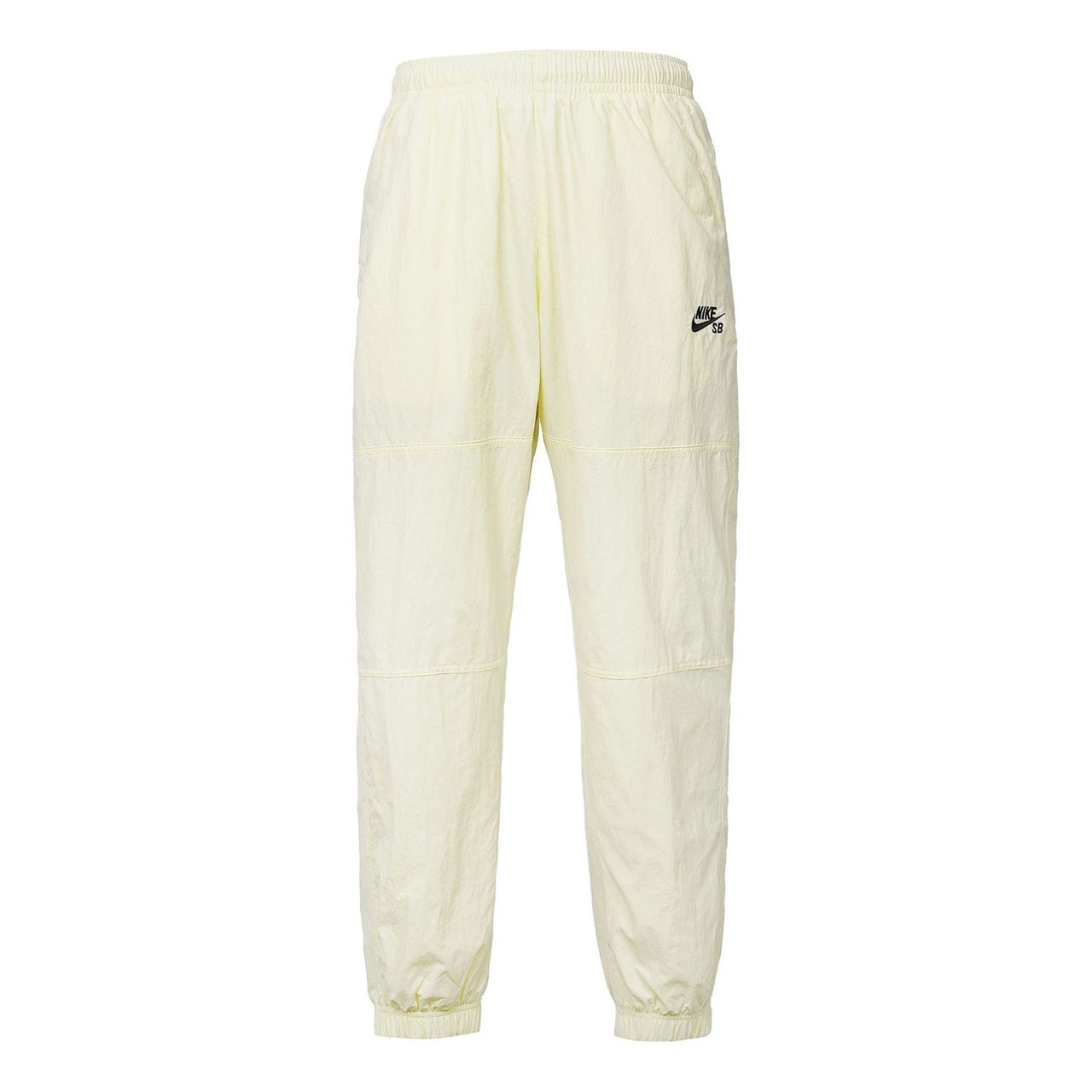 Men's Nike Logo Pattern Loose Bundle Feet Sports Pants/Trousers/Joggers Beige CW7716-113