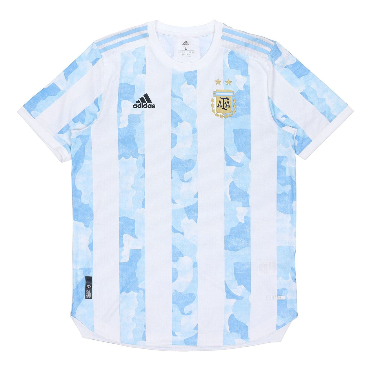 adidas Argentina Home Authentic Jersey 20-21 'Argentinian Blue White' FS6568
