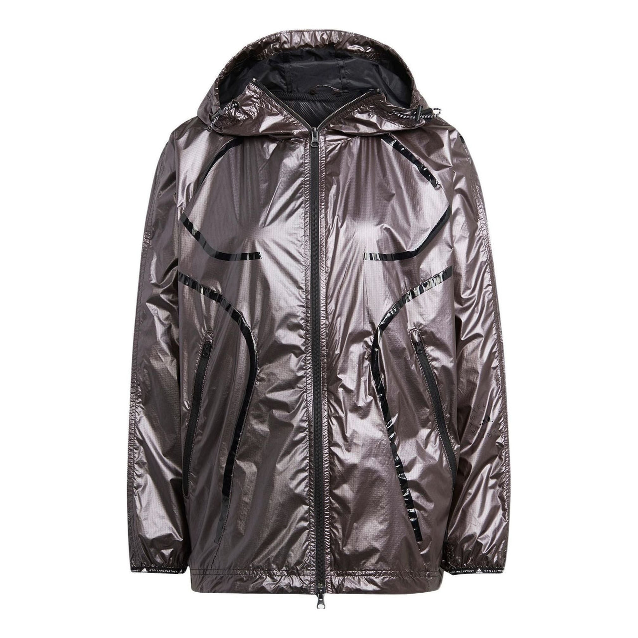 (WMNS) adidas By Stella McCartney Truepace Metallic Running Jacket Asia Sizing 'Copper' H09046