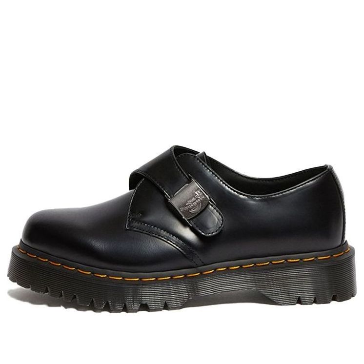 (WMNS) Dr. Martens Fenimore Low Leather 'Polish Smooth - Black' 25751001