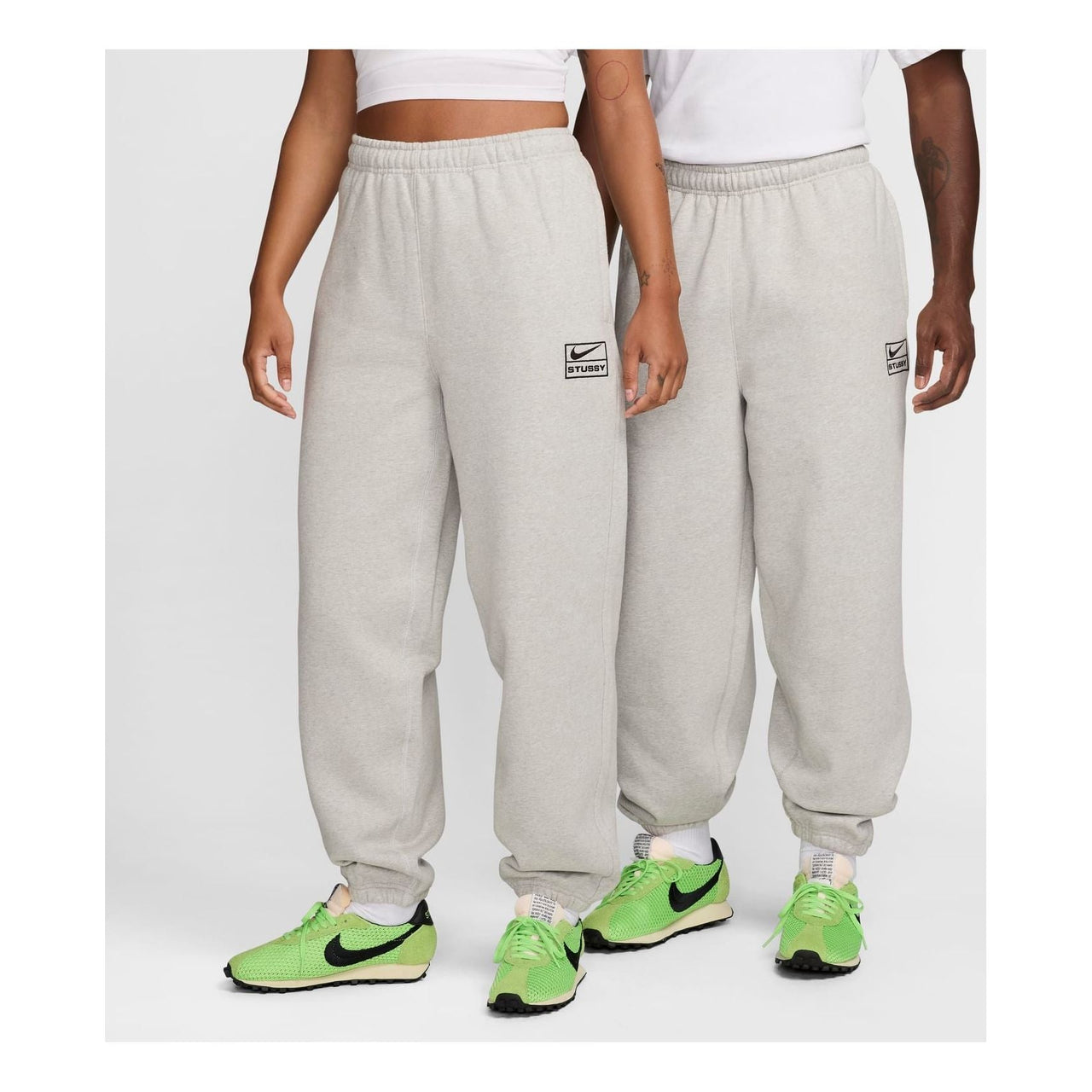 Nike x Stussy SS24 Sweatpants 'Grey Black' FN5231-050