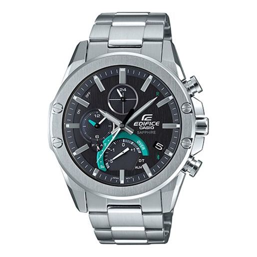 CASIO EDIFICE Waterproof Sapphire Crystal Sports Limited Edition Solar Powered Mens Blue Analog EQB-1000YD-1APR