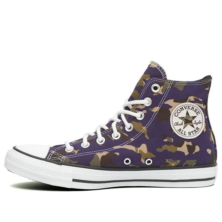 Converse Chuck Taylor All Star Allover Camo High Top Purple 165914C