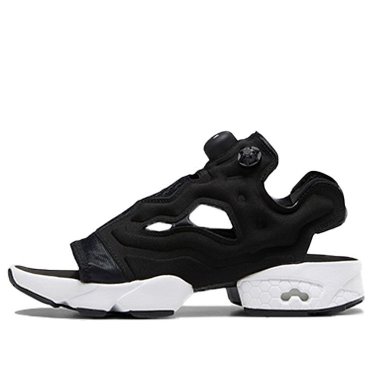 (WMNS) Reebok Instapump fury Sports sandals 'Black White' DV9699